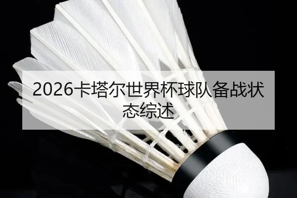 2026卡塔尔世界杯球队备战状态综述